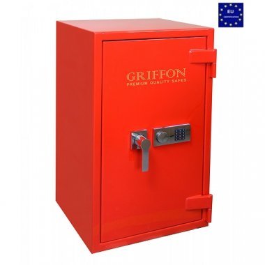 Сейф CLE III.95.E Combi Gloss Red - фотография №1